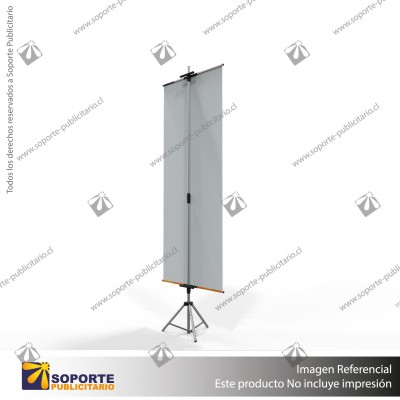 PORTA PENDON ATRIL TRIPODE PRO ALUMINIO MEDIDA AJUSTABLE 1.30 A 2.2 MTS (C20)